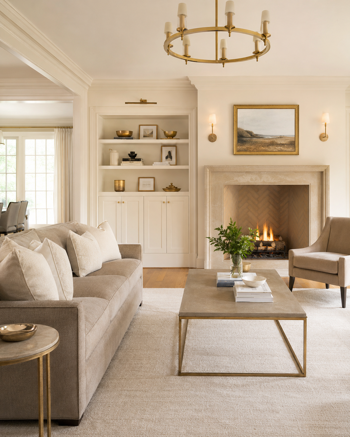 Immaculately cleaned luxury living room